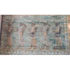 Lancers, detail from the archers' frieze in Darius' palace